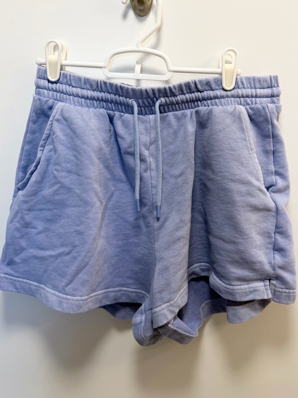 Old navy Light Blue Women's Fleece Drawstring sweat Shorts